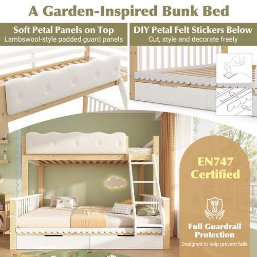 Triple sleeper bunk bed 90x190 - triple,