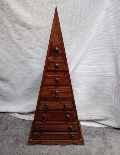Sheesham pyramid drawers - pyramid,