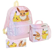 Girls Pokemon Backpack + Lunch