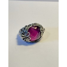 Stephen Webster 925 Sterling Silver Jules Verne Crystal Haze Ring Size R