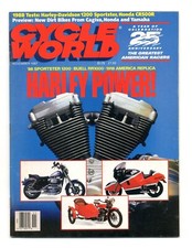 CYCLE WORLD NOVEMBER 1987-HONDA CR500 HONDA CR125 HONDA CR250 YAMAHA YZ125 YZ250