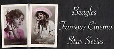 BEAGLES - Famous Cinema Star Series 1920s ☆ FILM STAR ☆ Vintage Postcards
