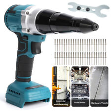 Automatic Electric Cordless Blind Pop Rivet Gun Rivnut For Makita 18V Battery UK