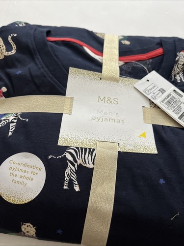 Mens xmas tigers zebras - m&s,