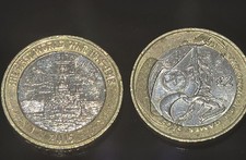 Extremely Rare 2×2£ , Very Rare and Valuable Coins - 2£ Coins- 