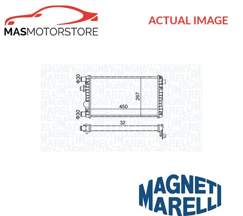 Engine cooling radiator - engine,