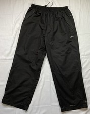 Trespass – Waterproof Overtrousers – Men – XXL – Black –TP75 Tres-Tex Breathable
