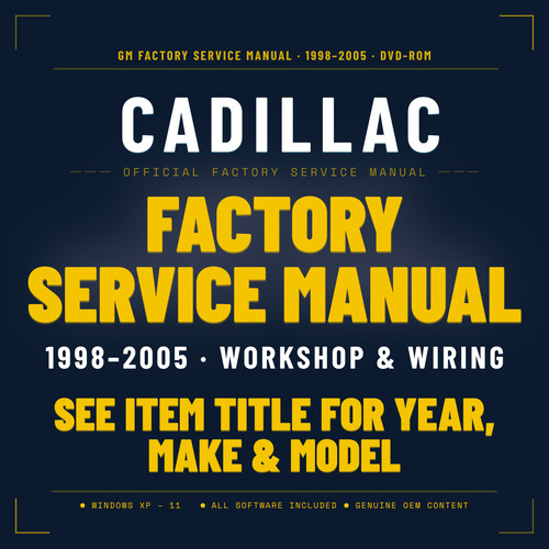 2005 cadillac sts service - sts,