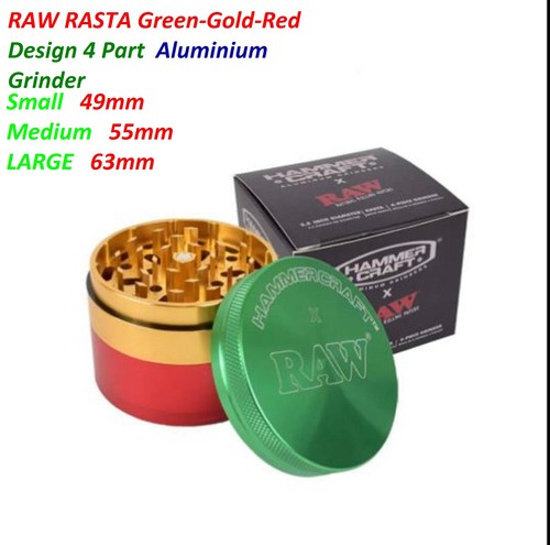 Raw piece herb grinder - grinder, rasta