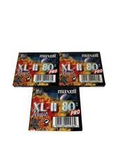 3 x Maxell XL-II 80MD Pro