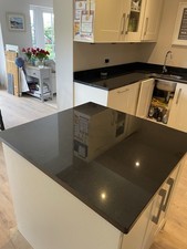 Black Granite Worktops x5 pieces 