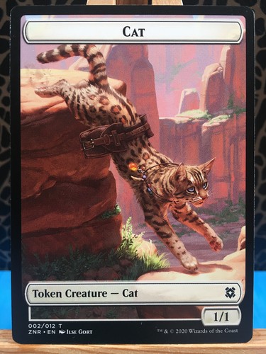 Mtg cat token zendikar - -,