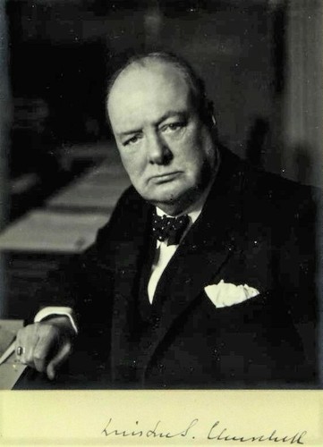 Winston churchill signed - winston,
