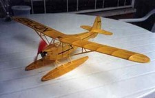 PDF File on USB RC Model Airplane Plans Aeronca K Seaplane Rubber Power 25" WS