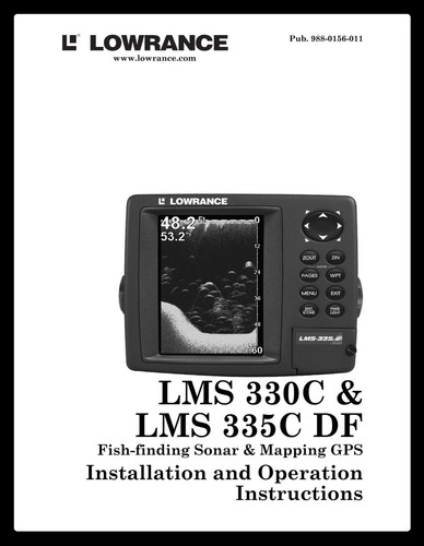 Lowrance lms 330c - lowrance,