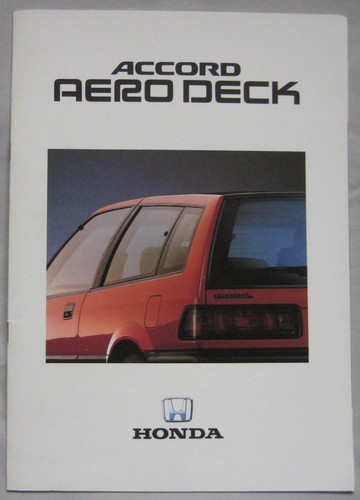 Honda aero deck brochure - honda,