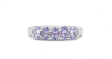 Natural Tanzanite & Diamond