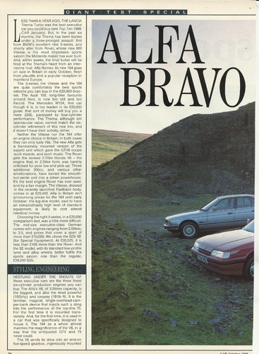Alfa romeo 164 bmw - alfa, v6