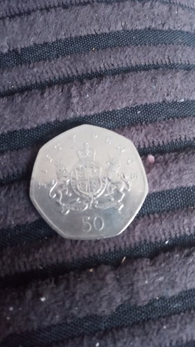 Very rare 50p coin - , featuring