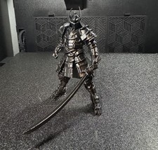 Black 3D Printed Samurai Warrior Statue – Modern Elegance Meets Ancient Power