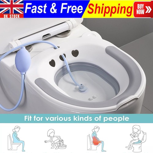 Foldable hanging toilet sitz - foldable,