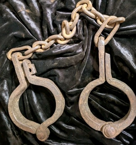 Antique shackles leg - antique,
