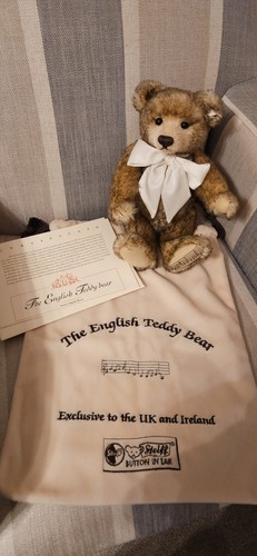 Steiff jointed mohair - steiff, musical