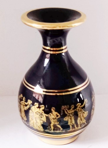 Handmade greek miniature vase - greek,