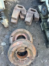 Compact Tractor Front Weights* and wheel Weights*Approx 25kgs,Kubota,Iseki,Ford