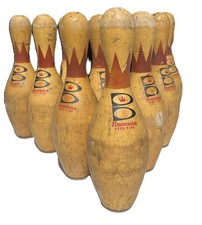 Vintage Brunswick Bowling Pins