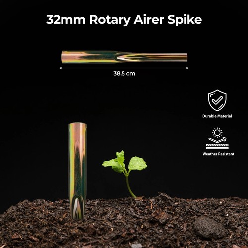 Metal ground spike soil airer - spike,