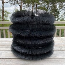 20m Black Gutter Brush Leaf