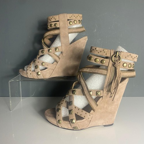 Ash ladies gladiator wedged - -,