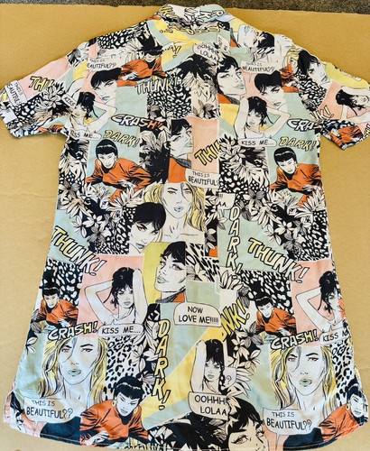 Zara y2k style relaxed shirt