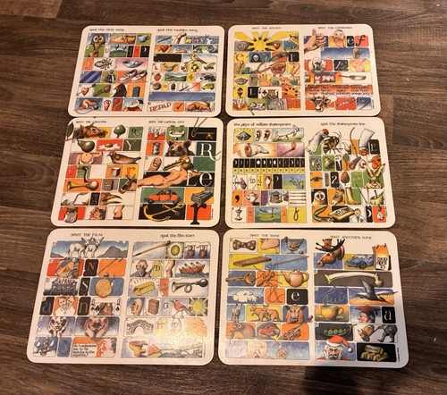 Simon drew placemats - spot, the