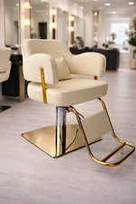 Luxury Beige & Gold Salon