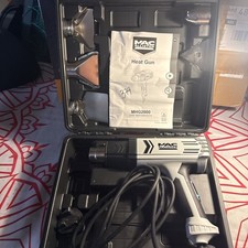 Mac Allister MHG2000 Corded Heat Gun With Accessories and Case / 230v 2000w 379