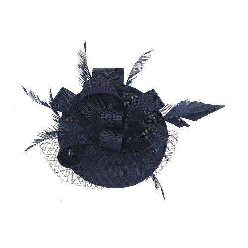Elegant looped headband veil - headband,