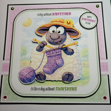 Handmade decoupage knitting