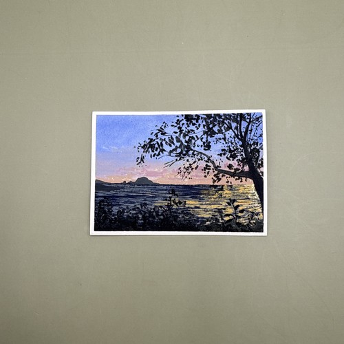 Aceo original miniature - aceo,