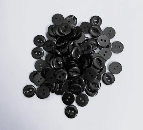 Round fish eye buttons sizes - buttons, 2