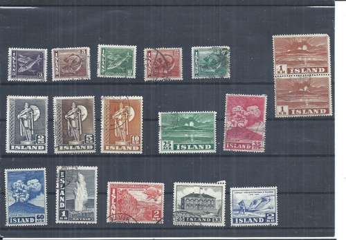 Iceland stamps 1930s to - iceland,