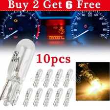 10x T5 286 Led Dashboard Light Bulbs Lamp Clock Dials Car Capless Wedge 12v 1.2w