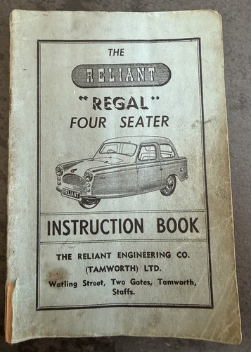 The reliant regal - the,