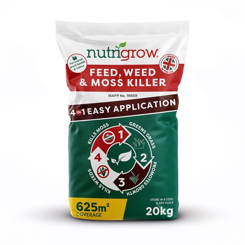 Nutrigrow weed feed - weed,, moss
