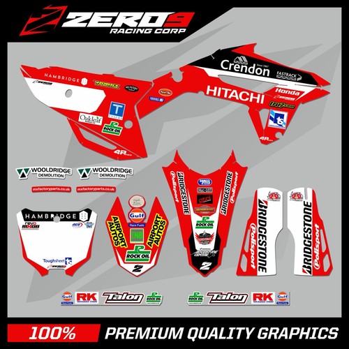 Honda motocross graphics kit - graphics,
