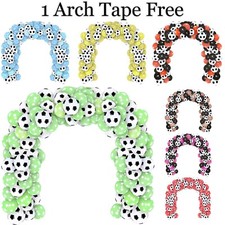 Football Print Balloons Arch