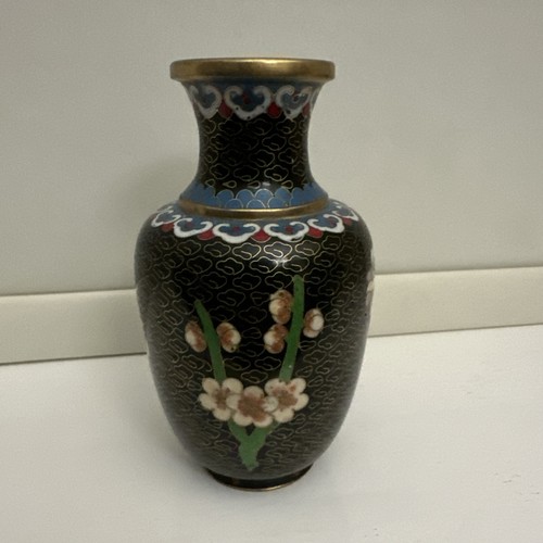 Vintage cloisonne black - vintage, and