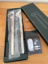 Stelton Salad Servers Cylinda Line Arne Jacobsen 023-1  Stainless Steel - Unused