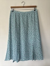 Eastex Green Floral Midi Skirt